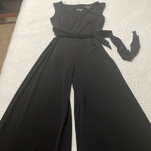 Black evening jumpsuit